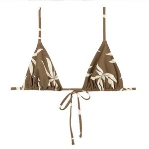 Mikoh “Catalina” bikini top in “Spider Orchid” print; size XS; worn just 1x